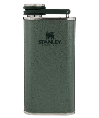 Stanley Classic Easy Fill Wide Mouth Flask 8 OZ Hammertone Green