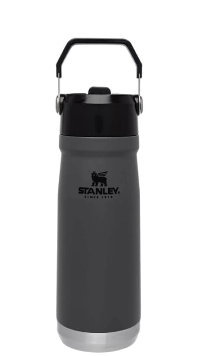 Stanley The IceFlow Flip Straw Water Bottle 22 OZ Charcoal