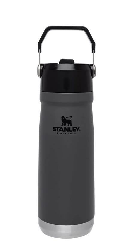 Stanley The IceFlow Flip Straw Water Bottle 22 OZ Charcoal