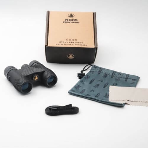 Nocs Provisions Standard Issue Waterproof Binoculars 8X25 Squid Ink Black