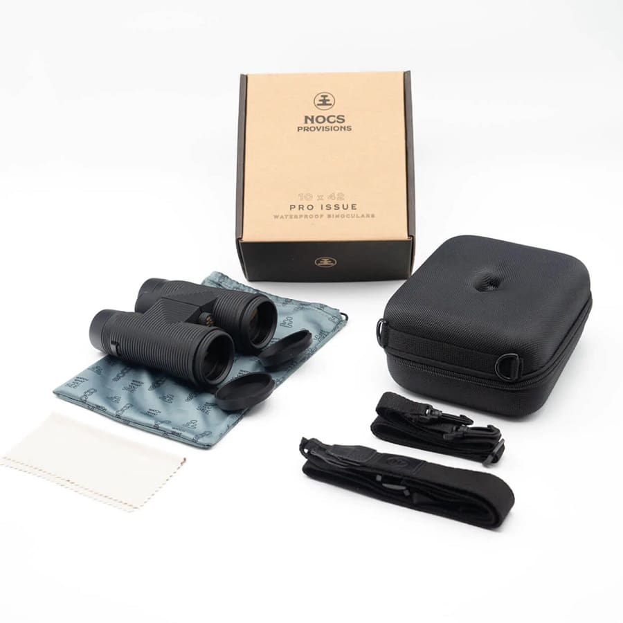 Nocs Provisions Pro Issue Waterproof Binoculars 8X42 Obsidian Black