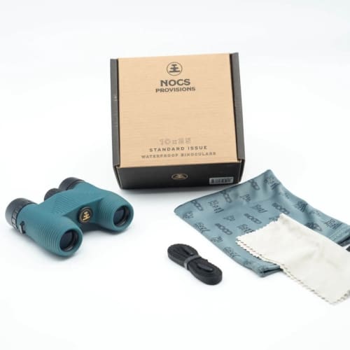 Nocs Provisions Standard Issue Waterproof Binoculars 10X25 Pacific Blue