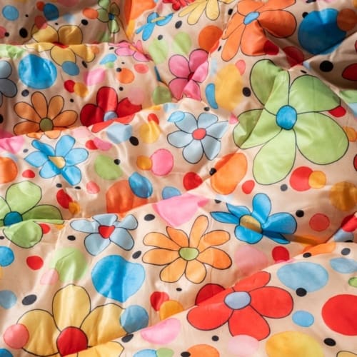 Rumpl Original Puffy Blanket - Dots & Daisies