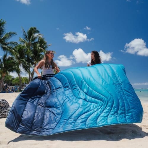 Rumpl Original Puffy Blanket - Ocean Fade