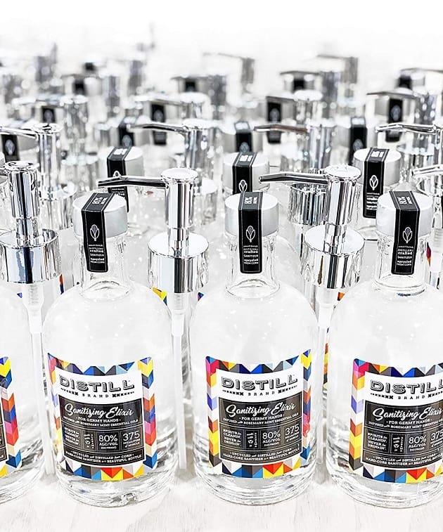 Distill Brand Sanitizing Elixir multi bottle